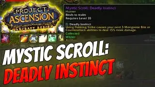 How to get Mystic Enchant: Deadly Instinct | Hunter [Warcraft Reborn | Ascension Bronzebeard]