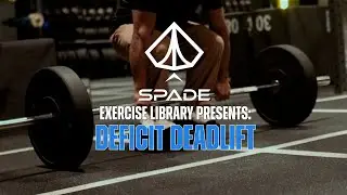 DEFICIT DEADLIFT (BARBELL) - TECHNIQUE DEMONSTRATION // SPADE.FIT EXERCISE LIBRARY