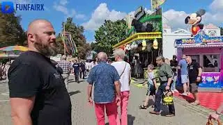 🟥WILD MOUSE, Монгольфьер, Автоскутеры в ШТРАУБИНГЕ: GÄUBODENVOLKSFEST 2025, Часть 11
