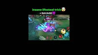 SAVAGE !! iNSANE HYPER LIFESTEAL Trick😈#Dyrroth