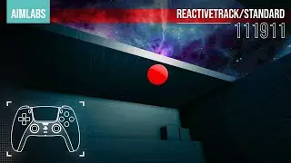 Aimlabs - ReactiveTrack Standard - 111911 | PS5 Controller - Gyro (Motion Control) - No Aim Assist