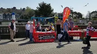 Cornwall TUC protest