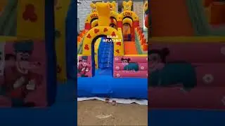 #kid #inflatablecastle #inflatable #funny #inflatableworld #amusementpark #events