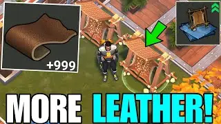 THIS IS HOW YOU WILL GET MORE LEATHER EASILY! (tanning rack upgrade) - Last Day on Earth: Survival