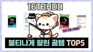 16TBHDD 추천 TOP5 대세템만 모았다! 절대 놓쳐서는 안 될 아이템