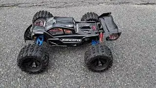 Arrma Kraton 6s BLX with an 8s system  first try!!!!