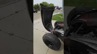 VW Beetle WIDE BODY Air Ride visor Lambo doors #volksrod #shorts #custom #fabrication #fullcustom