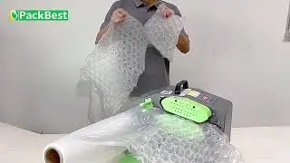 PackBest Air Bubble Cushion Film Wrap Roll Inflatable Packaging
