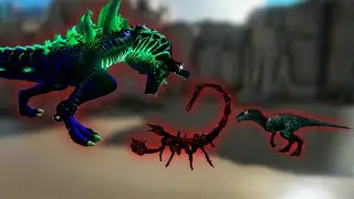Salvei o Blue godzilla do gigantesco Red Scorpion !!