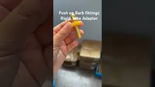 Push on Barb fittings Rigid Tube Adapter #brassfittings #pushon #barbed