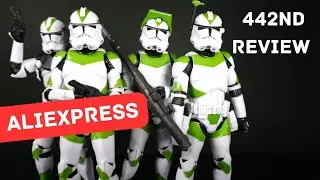 Aliexpress Star Wars Black Series 442nd Clone Trooper Review