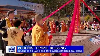 Channel 9 News - Temple Sod Turning Ceremony