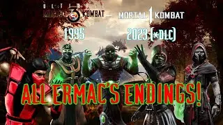 Mortal Kombat series - All Ermac's Endings! (UMK3 - MK1 (2023))