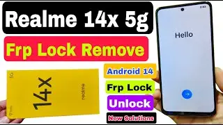 realme 14x 5g (rmx3940) frp unlock android 14 / realme 14x 5g frp lock kaise tode / new solution