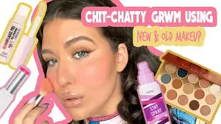 CHIT-CHATTY GRWM USING NEW & OLD MAKEUP! SHEGLAM, TARTE, COLOURPOP, HARD CANDY...