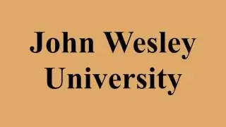 John Wesley University