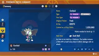 Grafaiai - 5 Star Flutter Mane (Fairy) Raid - Solo - Pokemon Scarlet