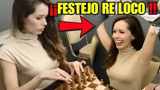 JAJAJ ¡AJEDRECISTA RUSA MUY SERIA GANA Y SE VUELVE LOCA!