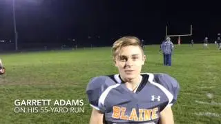 Highlights from Blaine football 45-21 loss