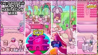 DECORACION GRATIS para MIRA de LAS GUERRERAS KPOP *TODO ROSA*💖 en AVATAR WORLD  | Juanvi Gameplays