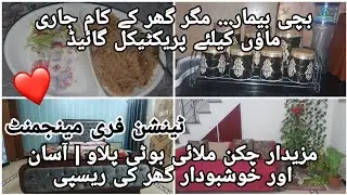 Malai boti palou recipe | Winter tips | Ayesha's Cook and Vlog❤