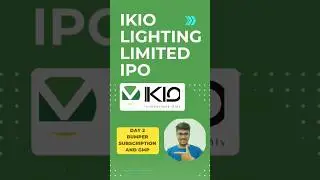 Ikio Lighting IPO  #ikio #ipo #stockmarket Updated GMP
