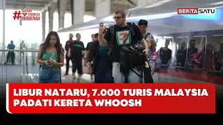 Libur Nataru, 7.000 Turis Malaysia Padati Kereta Whoosh #beritasatu