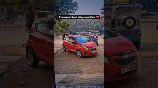 Chevrolet Beat alloy modified ❤️#carmodification #beat #chevrolet #alloywheels #trendingshorts #1m