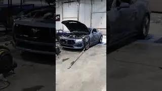 '24 Mustang GT dyno tune after we installed a ported intake and cold air intakes!