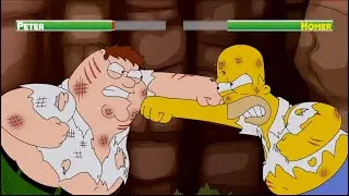Peter v Homer (Part 2)...with healthbars
