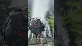 Predator 670 surface drive with Clines exhaust