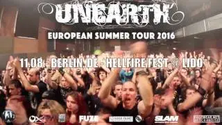 UNEARTH - European Summer Tour 2016 Trailer