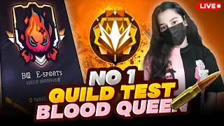 🔴1 Vs 2 GUILD TEST LIVE | GIRL GAMING+CUSTOM ROOMS 😍 #freefire #bloodqueenff #live