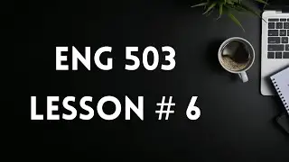 ENG 503 | Lesson # 6 | Psychology of language