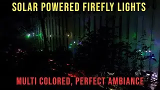 YSD Multicolor Garden Firefly Lights Solar Powered