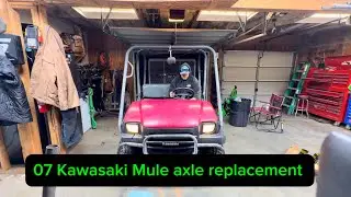 Замена оси Kawasaki Mule. #Kawasaki #mule #wrenchholder