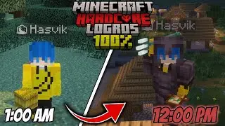 Consiguiendo TODOS los LOGROS de MINECRAFT en HARDCORE 😭💔 #minecraft
