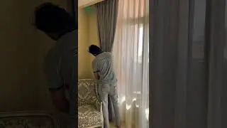 Pinch Pleat Blackout & Sheer Curtains | Palm Jumeirah Dubai Villa | StyFect
