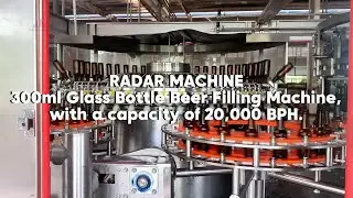 20000BPH Glass Bottle Beer Filling Machine