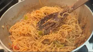 Spaghetti with Ground Beef | African Home Cooking