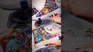 Кастом кед для Джонни Деппа 😳 Как вам результат?