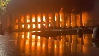 Fire destroys historic post office in Manila