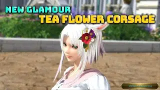 FFXIV: Tea Flower Corsage - New Glamour 7.4