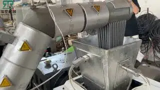 plastic film compactor pelletizing machine to Russia .