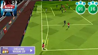 Score! Hero - DELUXE WARM-UP - Walkthrough - Level 1-16 - Last Level - 3 Stars