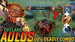 EASY DELETED ENEMIES USING THIS AULUS DAMAGE TRICK | OFFLANE AUIS BEST BUILD AND EMBLEM