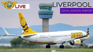 🔴LIVE🔴 Liverpool Airport (LPL) Plane Spotting **Jet2 Go around 3h19m**