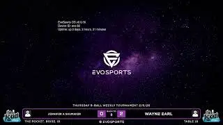 JENNIFER A SHUMAKER vs WAYNE EARL - THE POCKET - TABLE 18 | EvoSports