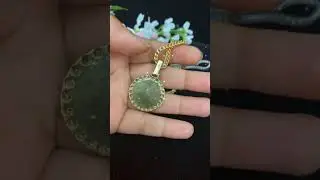 Diamond Celebrity&rsquo;s Real 0.50ct Diamond Sterling Silver 1&Prime; PICTURE Charm FAshion Yellow Pendant