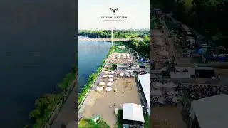 #hotspotbeachbar #hotspot #beachbar #wrocław #poland #europe #summer #cablebridge #sunset #drone
